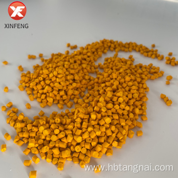 Golden Yellow Masterbatch pp pe ldpe hdpe